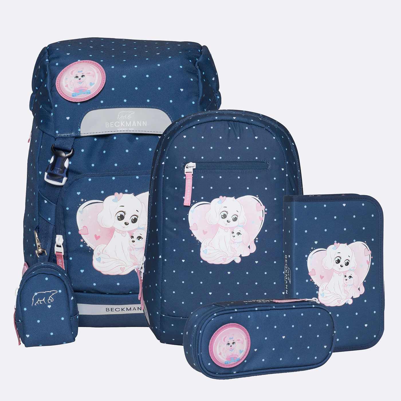 Classic 6 pcs set, Pet Friends Blue