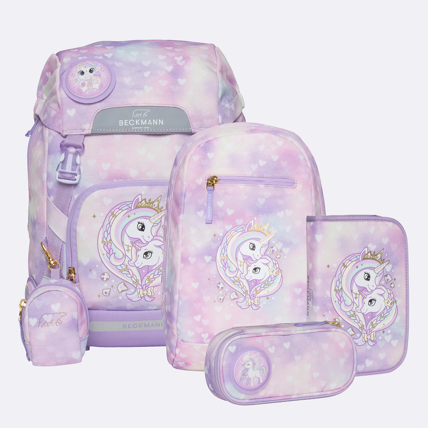 Classic 6 pcs set, Unicorn Princess Purple