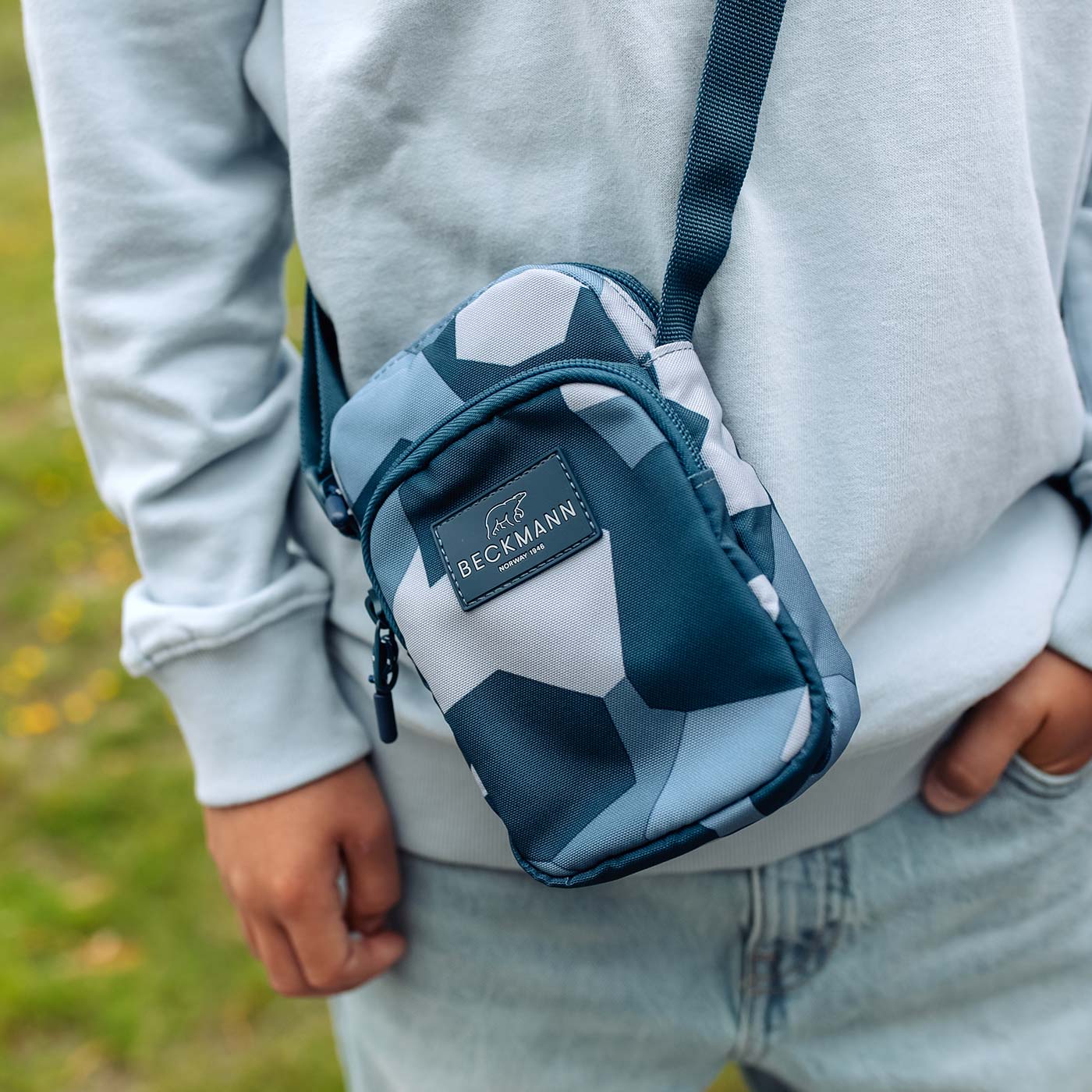 Crossbodybag Sport, Blue Camo - Image 2