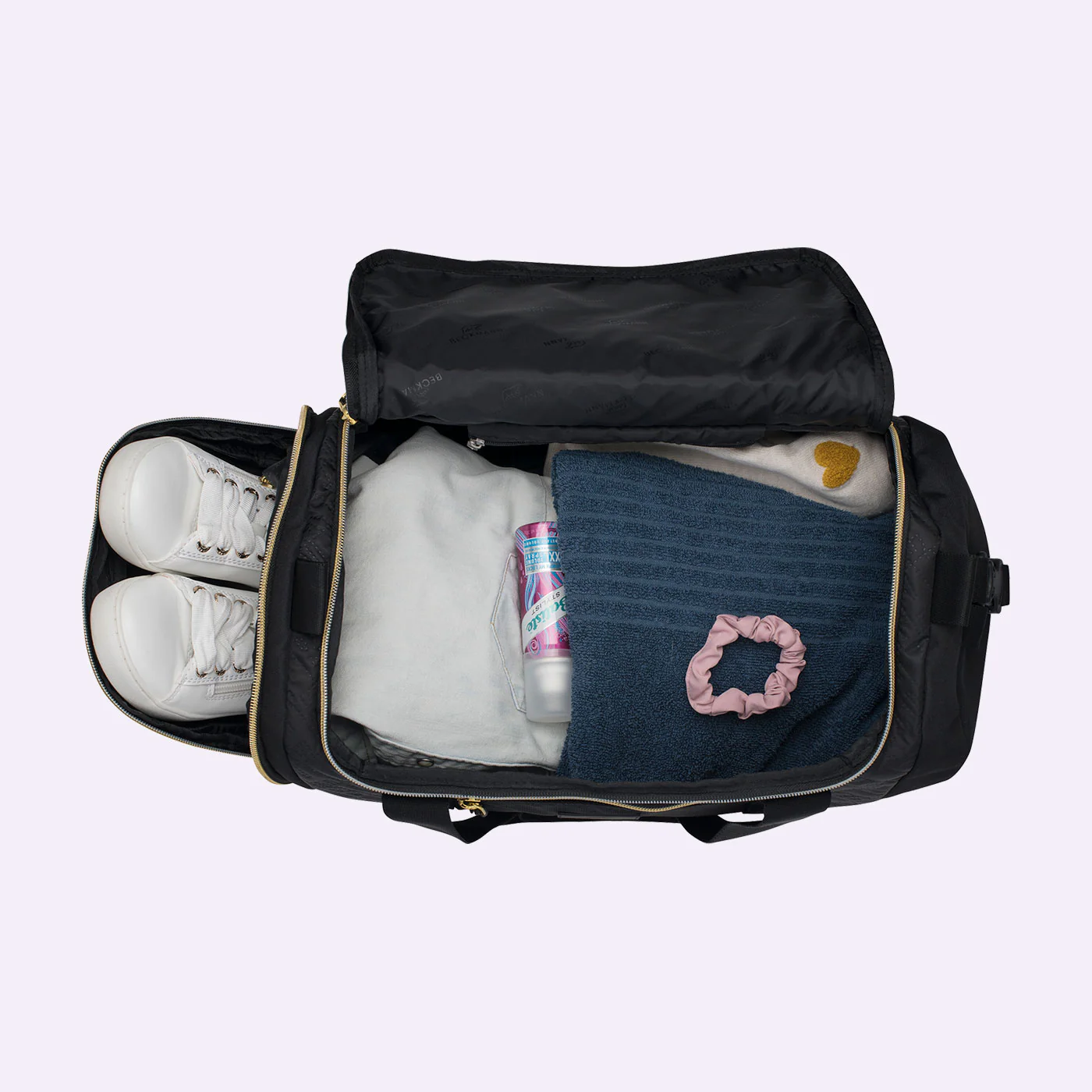 Duffelbag Sport, Black Gold - Image 4