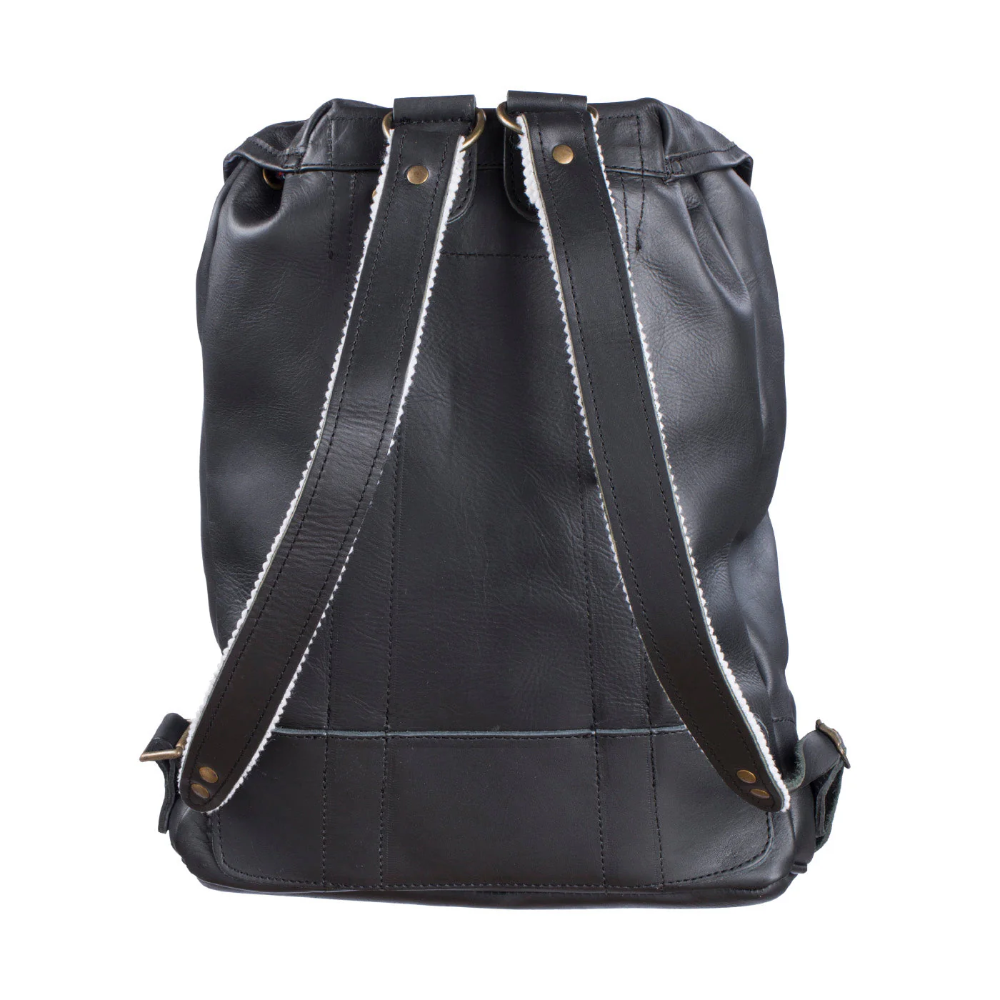 Leather backpack 18 liter, Black - Image 6
