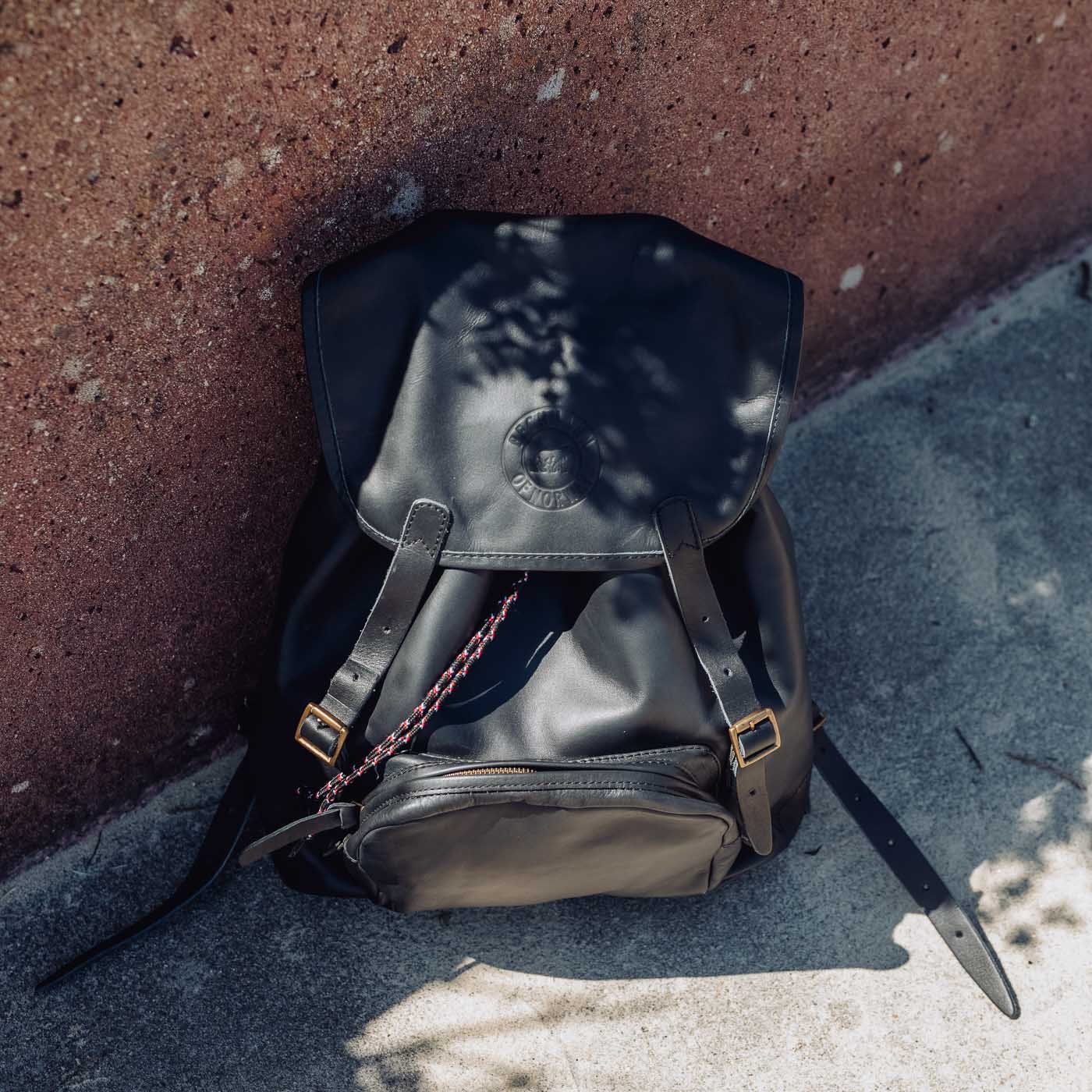Leather backpack 18 liter, Black - Image 7