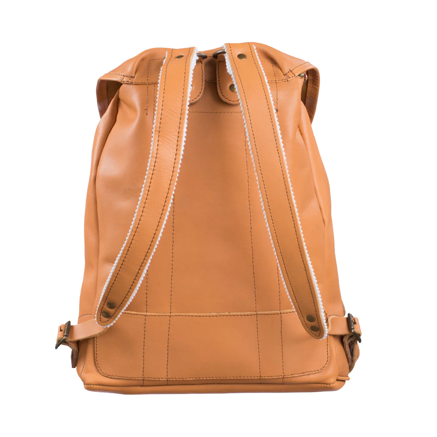 Leather backpack 18 liter, Nature - Image 6