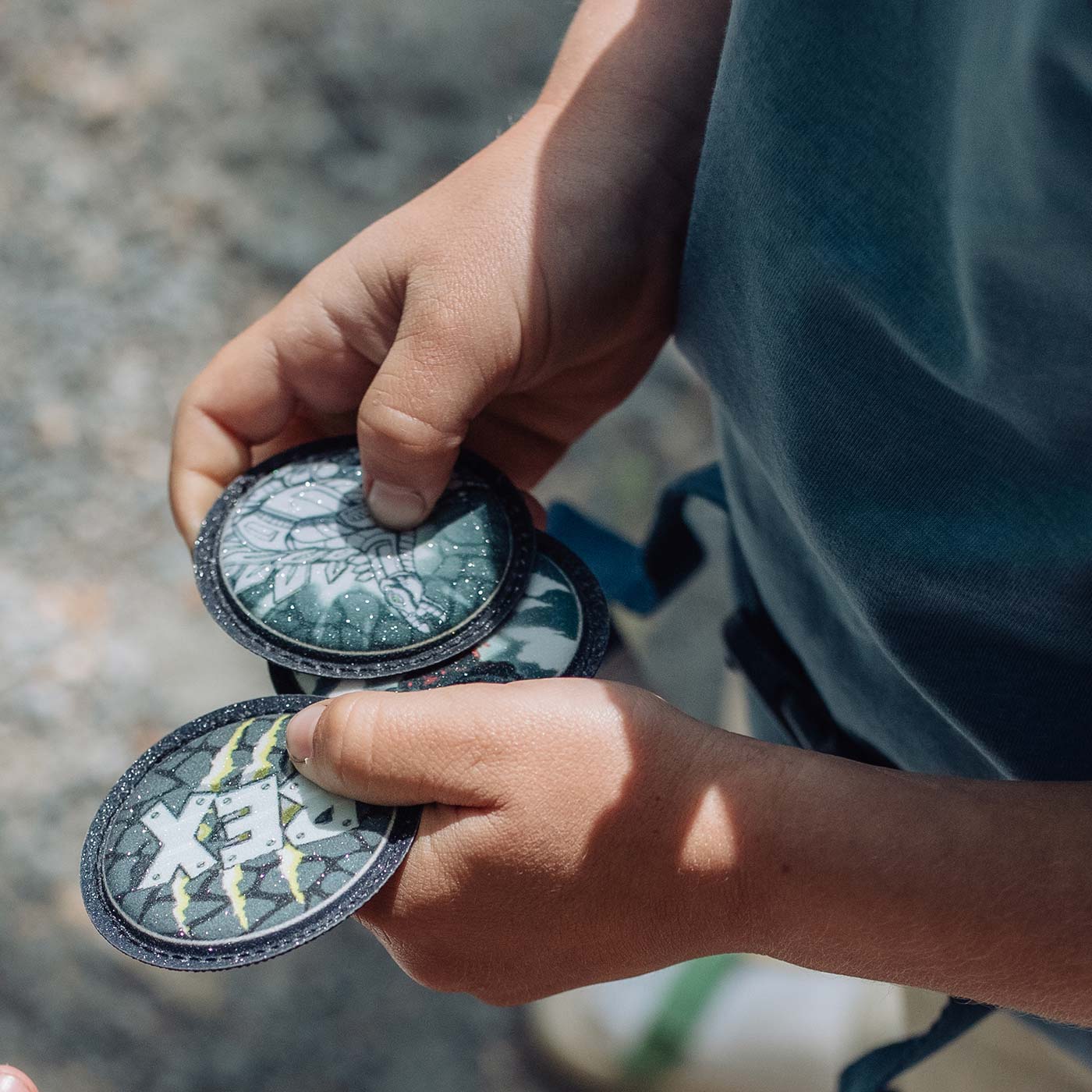 Mini-sekk med buttons, Camo Rex - Image 2