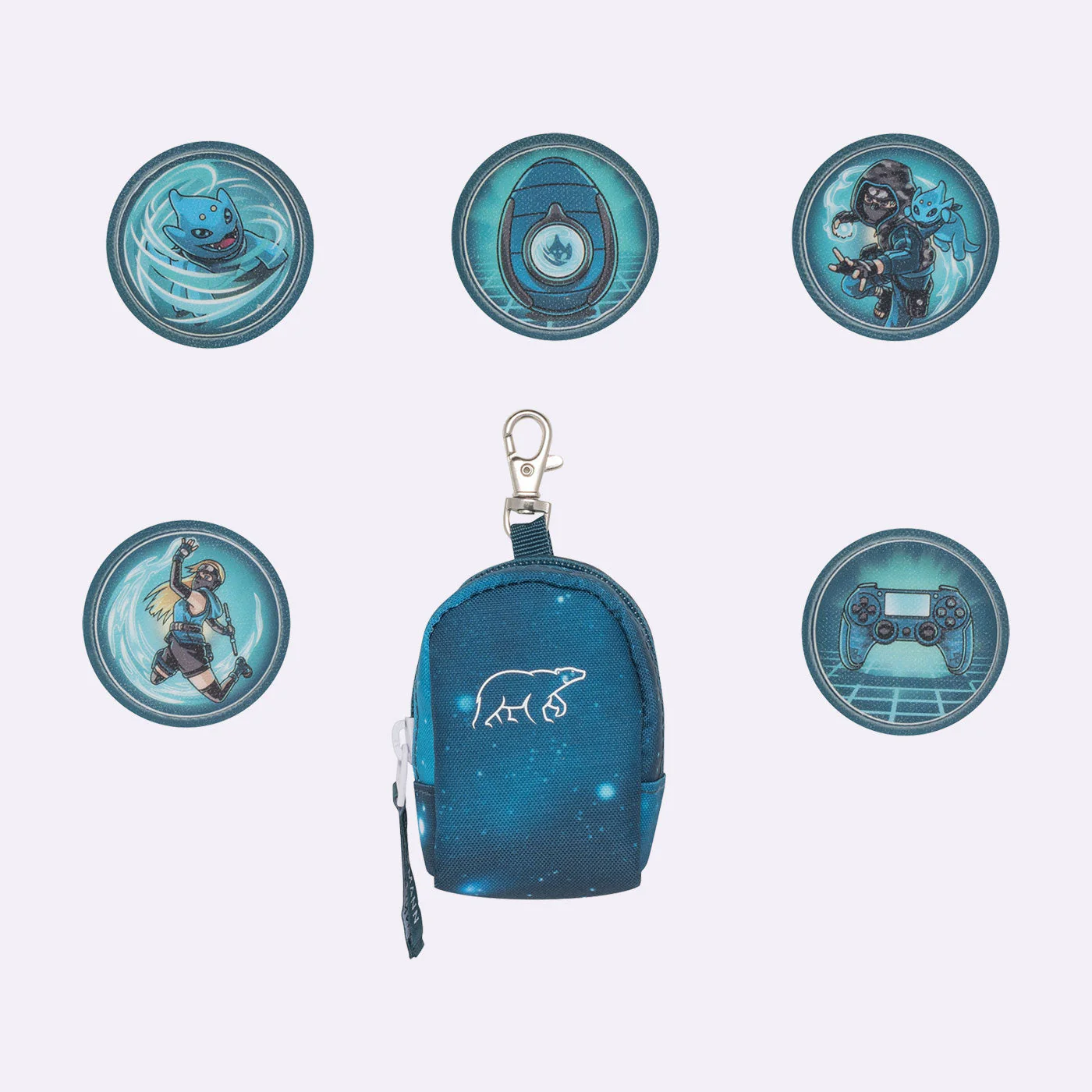 Mini-sekk med buttons, Ninja Master