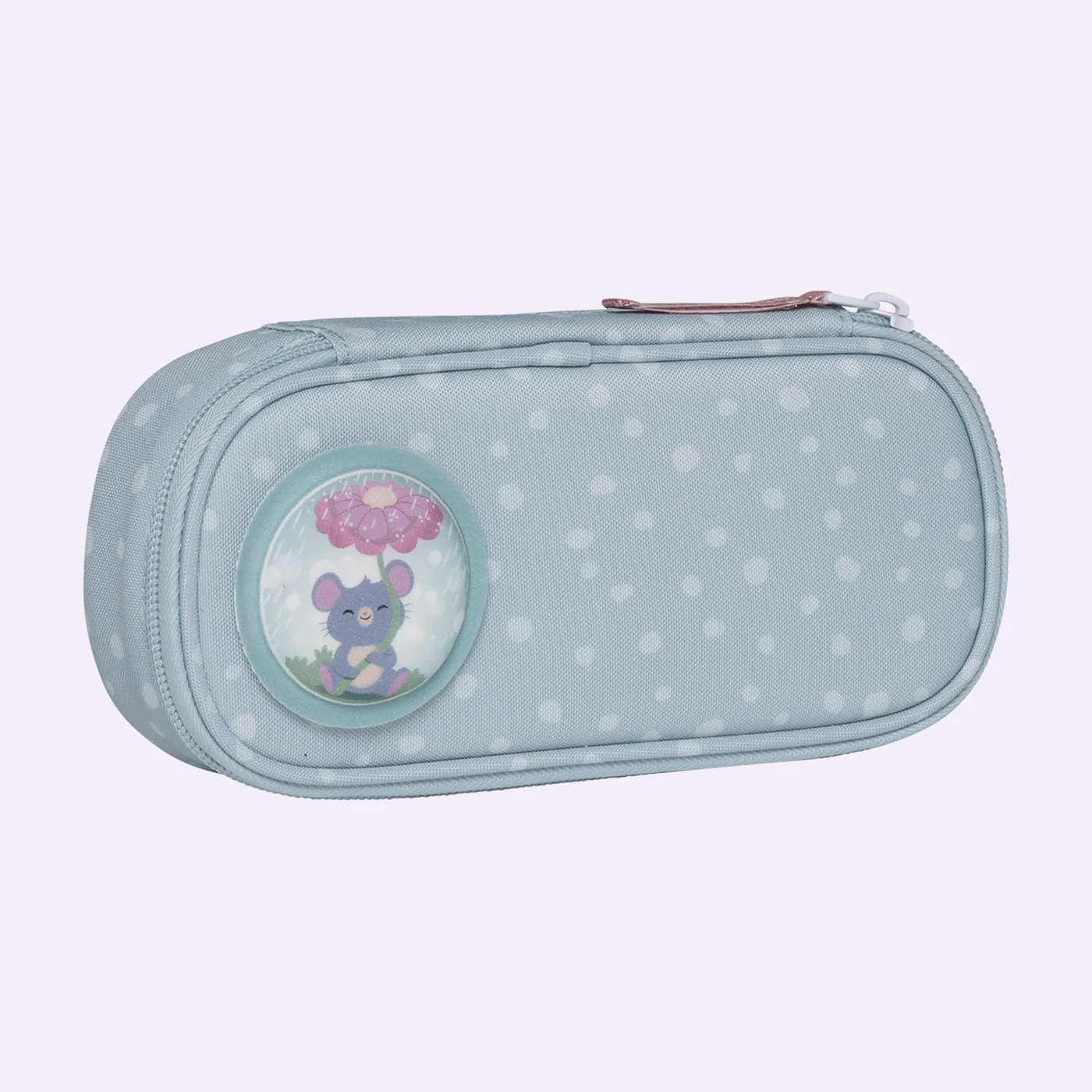 Ovalt pennal, Forest Deer Dusty Mint