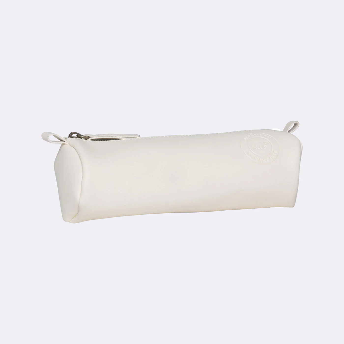 Pennal imitert skinn, cream