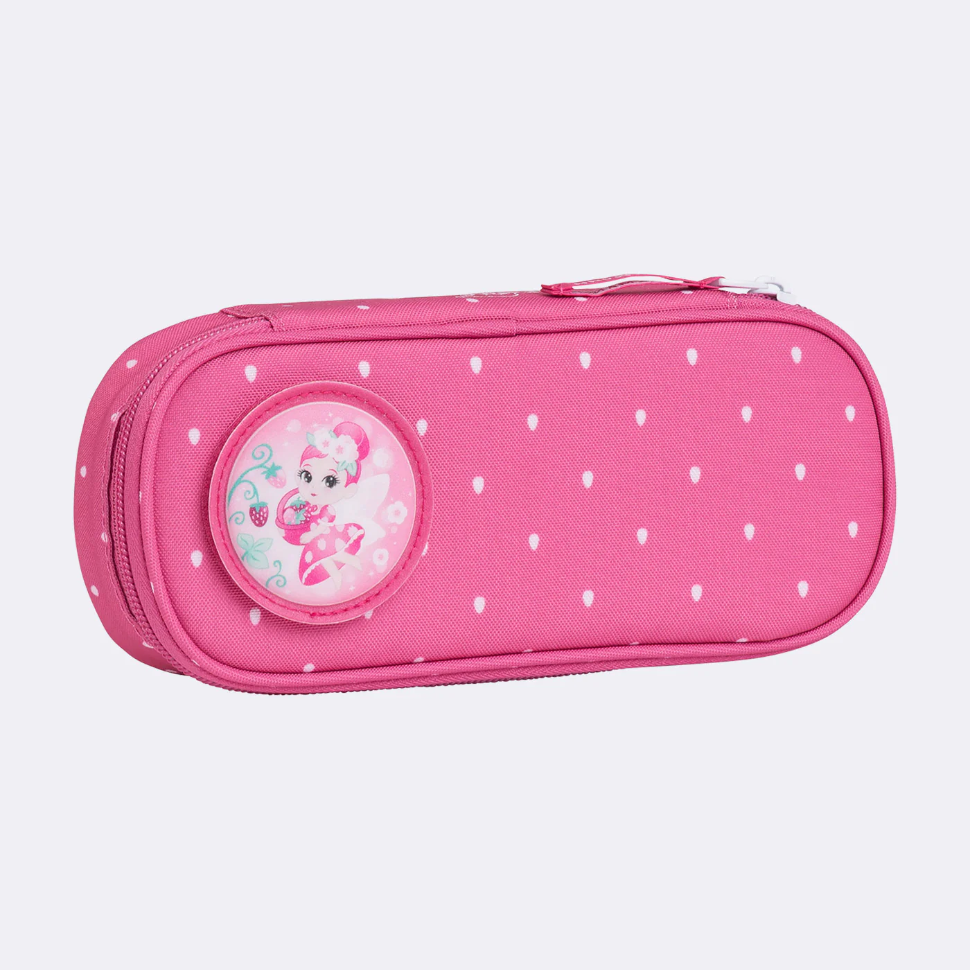 Oval pencil case, Strawberry