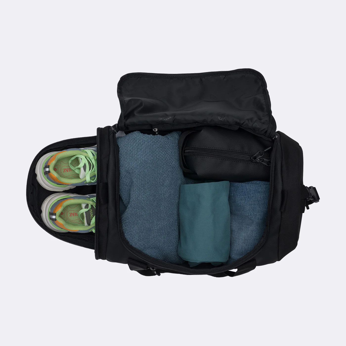Duffelbag Sport, Black Coated - Image 4