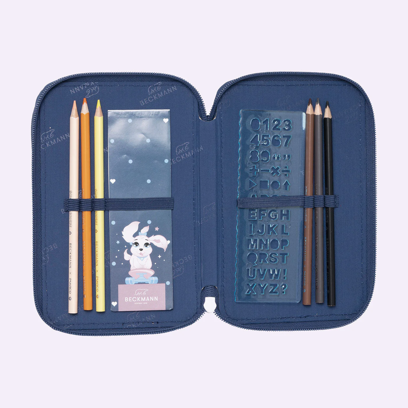 Trelags pennal med innhold, Pet Friends Blue - Image 4